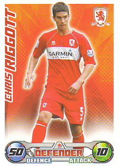 Chris Riggott Middlesbrough 2008/09 Topps Match Attax #EX31